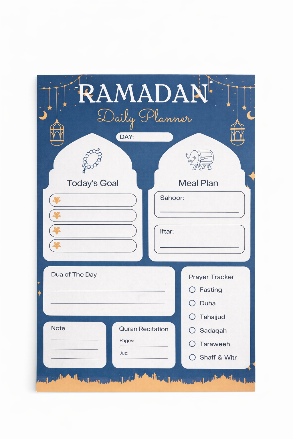 Ramadan Planner